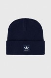 Adidas Originals caciula culoarea albastru marin, din tesatura neteda