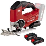 Einhell TE-JS 18 Li PXC + Twinpack CB - Fierastrau pendular + Set 2 acumulatori Li-Ion 18 V 2.5 Ah