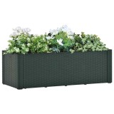 Cumpara ieftin Strat &icirc;nălțat grădină sistem automat udare verde 100x43x33 cm