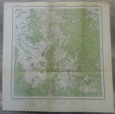 Sulta si Csik-Szereda// harta Serviciul Geografic Armatei 1916 foto