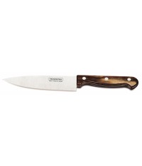 Cutitul bucatarului Tramontina Polywood, lama 152 mm, inox, maner din lemn, maro ProChef Cookware foto