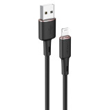 Acefast MFI MFI USB - cablu Lightning 1,2 m, 2,4 A negru (C2-02 negru)