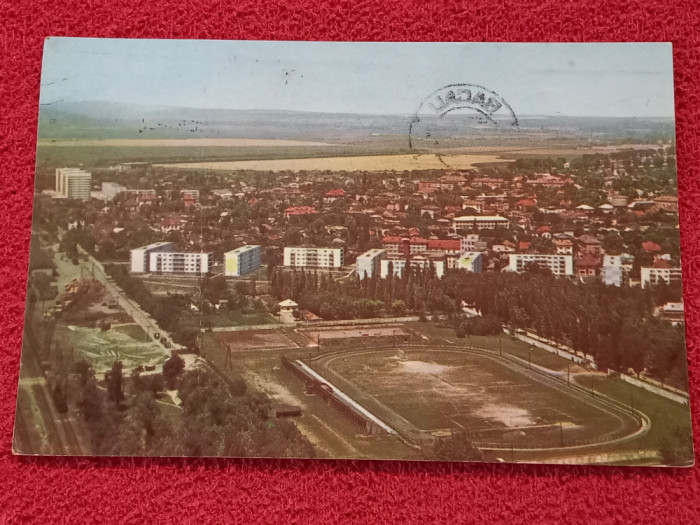 Carte postala - stadionul de fotbal &quot; 23 August&quot; din BACAU (1967)