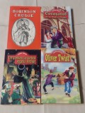 LOT 4 CARTI PT.COPII~ROBINSON CRUSOE+COCOSATUL DE LA NOTRE-DAME+OLIVER TWIST...