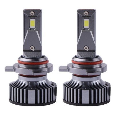 Set 2 LED-Uri Auto Techstar&amp;reg; K9 9012, 110w, 6000 Lumeni, 6500K, AUTO, 12-24 Volti, COB, IP68, Canbus, Miez Cupru, Radiator Aluminiu foto