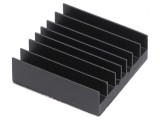 Radiator extrudat cu aripioare BGA negru 29x29mm