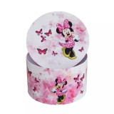 Cumpara ieftin Cutie Transport Trusou Botez, Model Minnie Mouse Roz cu Fluturi - CTB02