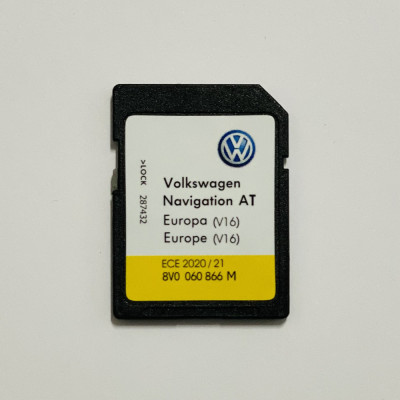 GPS Navigation SD Card SKODA, VW Discover Media MIB1 V16 Full Europa 2021-2022 foto