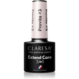 Claresa Extend Care 5 in 1 Provita baza gel pentru unghii efect regenerator culoare #3 5 g