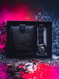 Set cadou bărbați negru leather colections