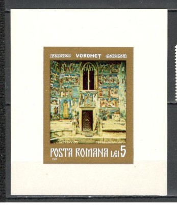 Romania.1971 Fresce-Bl. YR.530 foto