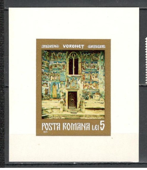 Romania.1971 Fresce-Bl. YR.530
