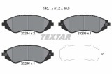 Set placute frana TEXTAR 2323401