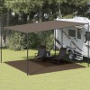 VidaXL Covor pentru cort, maro, 400x400 cm 310811