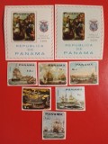 PANAMA, PICTURI - COLIȚE PERF./IMPERF. + SERIE COMPLETĂ MNH, Nestampilat