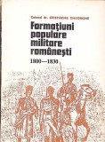 FORMATIUNI POPULARE MILITARE ROMANESTI 1800-1830-CRISTACHE GHEORGHE-361059