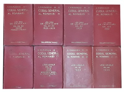 Codul General al Rom&amp;acirc;niei, vol. XIII-XXII &amp;ndash; Constantin Hamangiu foto