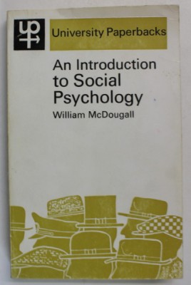 AN INTRODUCTION TO SOCIAL PSYCHOLOGY by WILLIAM McDOUGALL , 1967 foto