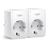Pachet 2 prize smart, Wi-Fi, 10A, control vocal - TP-Link Tapo TapoP100(2-pack)