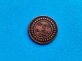 2 Centimes 1891 Tunisia -stare buna!-RAR