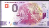 !!! 0 EURO SOUVENIR - ELVETIA , LACUL SUBTERAN ST. LEONARD - 2021.1 - UNC // NU TRIMIT PRIN CURIER