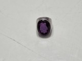 Inel vintage argint cu safir violet de Madagascar