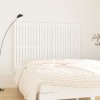 VidaXL Tăblie de pat pentru perete, alb, 159,5x3x110 cm lemn masiv pin
