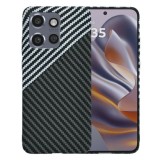 Husa pentru Motorola Edge 50 Neo / Motorola ThinkPhone 25 - Techsuit Carbonite FiberShell - Stealth Gray