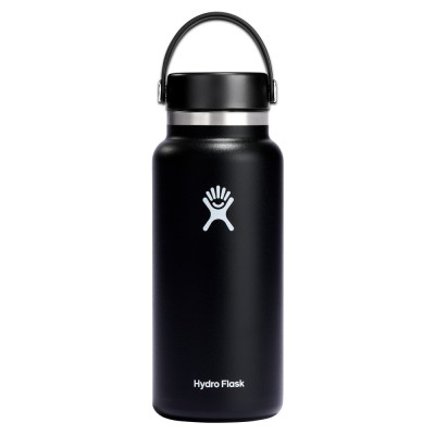 Sticla termos, inox, 950ml, &amp;quot;Wide Mouth&amp;quot;, Black - Hydro Flask foto