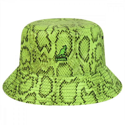 Palarie Kangol Snakeskin Bucket Verde (L,XL) - Cod 7871514355468 foto