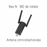 Adaptor Wireless , fara fir cu frecventa dubla, receptor WiFi 5G, USB 3.0, 1800m