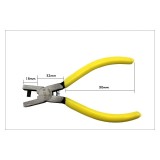 Cleste gaurit curele Tevise SK-609B, otel inoxidabil, gaura patrata 2.7mm