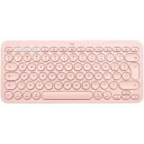 Tastatura wireless Logitech K380, US Layout, Bluetooth, Roz