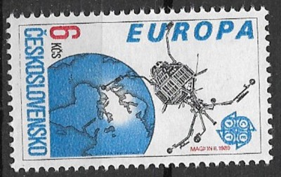 Czechoslovakia 1991 Europa CEPT Space Mi.3084 MNH CD.003 foto