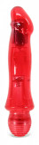 Vibrator Splash Tropical Punch, Multispeed, TPE, Rosu, 17 cm