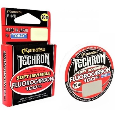 Fir Fluorocarbon KAMATSU Techron Soft, Invisible, 20m, 0.339mm, 7.81kg foto