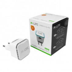 Repeater WiFi Amplificator Semnal Wi Fi 300mBS M-life ML0705 foto