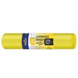 Saci menajeri Clarina 120L LDPE 10 buc/rola culori diverse galbeni