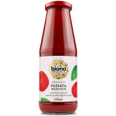Pasatta cu busuioc bio 680g Biona