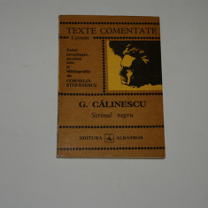 Texte comentate - G. Calinescu - Scrinul negru