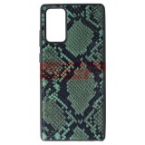 Toc TPU Leather Snake Samsung Galaxy Note 20 Green