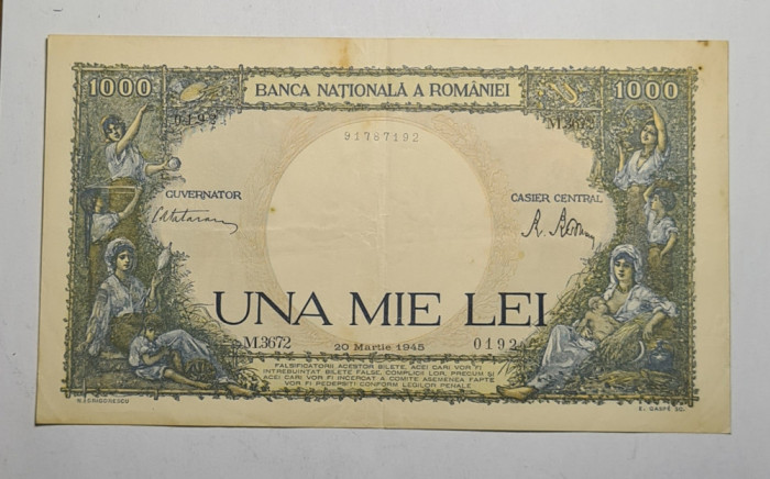 1000 lei 1945