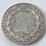 Moneda Austria 20 Kreuzer 1815 B Argint Francisc I