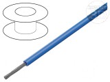Cablu SiF 1x2,5mm2 cu litat de cupru siliconat albastru -60&divide;180&deg;C, 100m