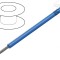 Cablu SiF 1x2,5mm2 cu litat de cupru siliconat albastru -60&divide;180&deg;C, 100m