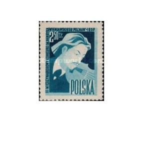 Polonia 1957 - competiție internațională de vioară Henryk Wieniawski, neuzata