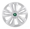 Set 4 capace roti pentru Skoda Nou Verde, model Terra Gray, R15