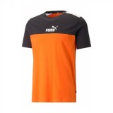 Puma Ess+ Block Tee Cayenne Pepper 847426-23-S