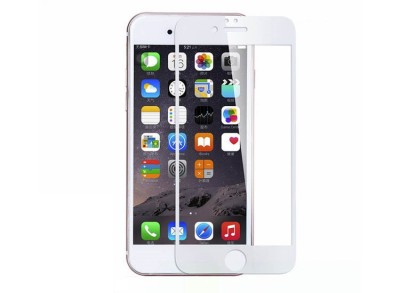 Folie iPhone 6S Plus, ecran complet, alb foto