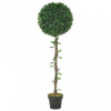 VidaXL Plantă artificială dafin cu ghiveci, verde, 130 cm